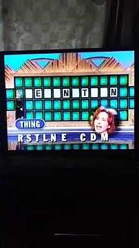 Wheel Of Fortune Bonus Round Win 12/09/1997