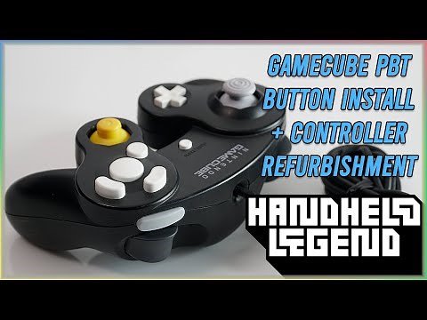 GameCube PBT Button Install And Refurb!