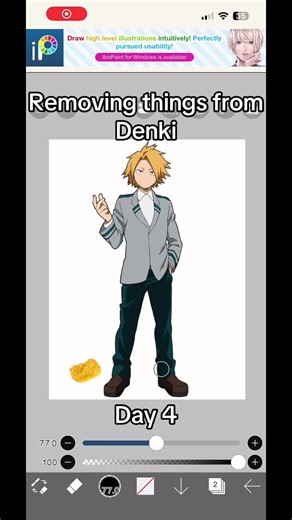 Funny Denki Moments: Day 4 of IbisPaint Adventures