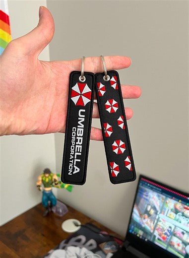 Video Game Keychain Double Sided Embroidered Jet Tag - Etsy