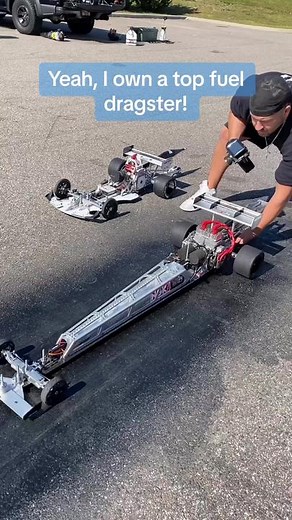 Yeah I got one too! #topfuel #dragster #dragracing #2stroke #traxxas #rc #rccar