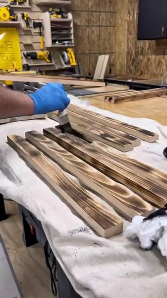 Black union. Black stripes. Wooden American flag with challenge coin slots build.