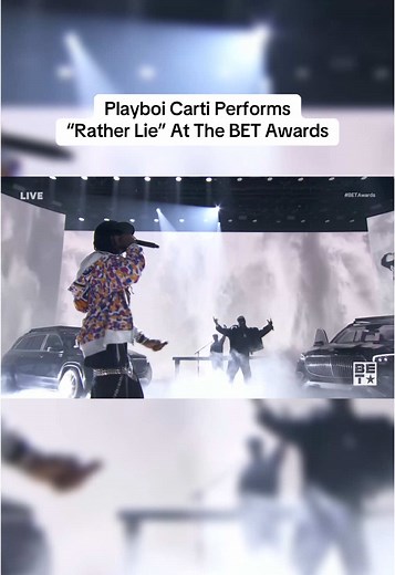 Playboi Carti Performs 'Rather Lie' At The BET Awards
