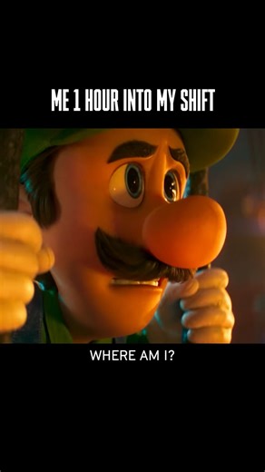 It's even worse when my work best friend isn't here 😵‍💫 Watch The #SuperMarioBros Movie on SYFY | SYFY