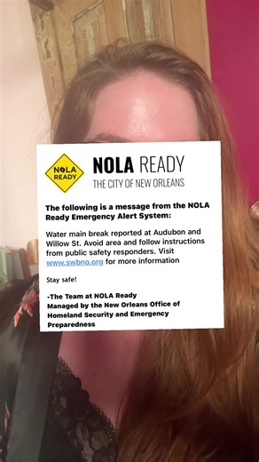 Another Water main break in New Orleans ##neworleans | new orleans