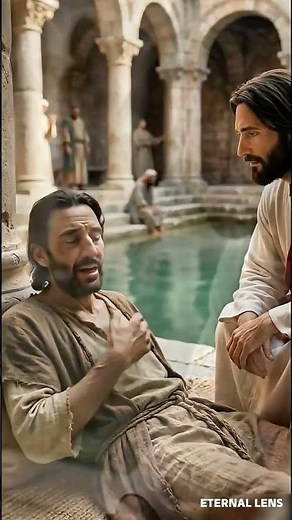 Jesus Heals the Invalid at Bethesda | Rise, Take Up Your Bed #christianshorts #bibleshorts #jesus