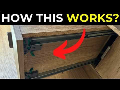 How to Dismount a Soft-Close Drawer (No Tools Needed)