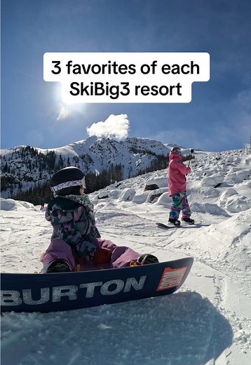 Our trifectas of each @SkiBig3 resort First, I want to make sure I am clear that all these resorts are incredibly amazing. They all have their own vibes that we have never really felt anywhere else in the world. Lake Louise has a small mountain vibe but super long big mountain runs. Whereas, Sunshine Village has unique big mountain feels but the runs are shorter yet will still challenge any rider. Then there's Mt Norquay, the closest mountain to Banff. It's a short 15 minute ride from downtown B