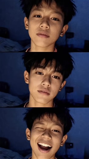 how to take macbook style photos. webcam collage prompt. create a 3 vertical copy paste webcom. macbook style photo templates lighting, grainy/ noisy webcam texture, simple bedroom background Each frame shows different casual, expressive late-night moods webcam collage tutorial ai. gemini ai vertical webcam collage tutorial. tutorial for creating a low resolution vertical three frame photo collage. webcam frame. vertical gemini prompt. create a vertical 3 frame low boy tutorial for 3-frame verti