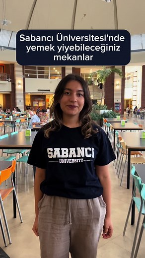 Sizlere Sabancı Üniversitesi'nde yemek yiyebileceğiniz yerleri sıraladık 🤩 Kahve içebileceğiniz yerleri de merak ediyorsanız yakında 👀 #sabancıüniversitesi #tanıtımgünleri #sabanciuniversity #kampüsturu