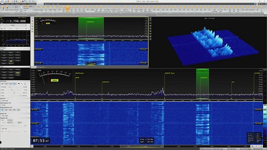 3D Waterfall - SDR-Radio.com