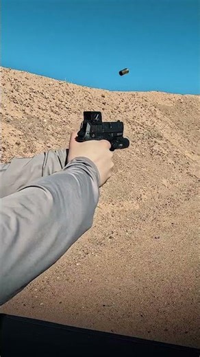 Shooting at the Steyr Booth during SHOT Show Range Day