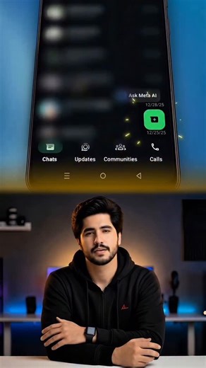 Tech Winner on Instagram: "WhatsApp Chat Hidden Trick 😱🔥 . . . . . Tech, mobile, phone, samsung, iphone, android, smartphone, photography, gaming, editing, viral reels, trending reels, instagram reels, reels instagram, reels, Gamer, free fire, PUBG, gta, computer launcher, hoga toga, expert mistrey, tech new video 2025, tech ai 2026 videos, #tech #samsung #mobile #phone #iphone #androidtips #mobiletech #tech #techwinner"