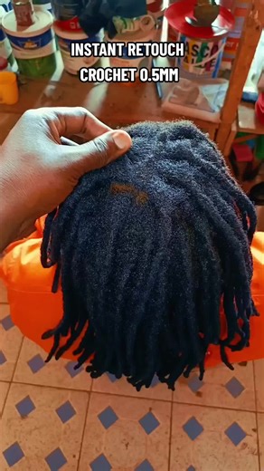 Instant Dreadlocks Crochet Maintenance 0.5mm #crochet #dreads #dreadlocks #locstyles #locs