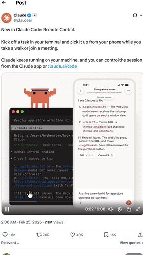Claude code remote control | Ghareeb Elshaikh