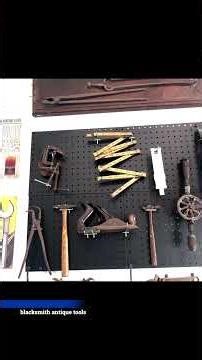 These Tools Have Been Passed Down for Generations #vintage #antique #blacksmith