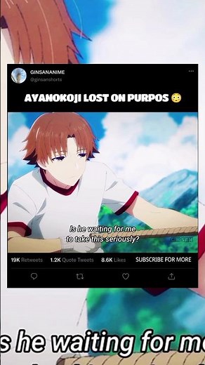 Ayanokoji lost on purpose 💀 #anime #animeedit
