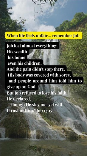 Job lost everything. But God restored #bibleverse