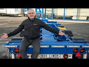 How to transport 45 foot containers with short tunnel. | KRONE TV