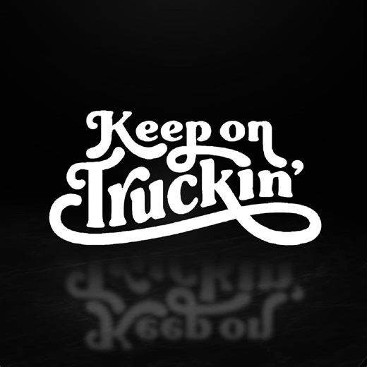 Keep on Trucking Vinyl Decal | Funny Car and Truck Sticker - Etsy