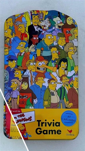 Simpsons Trivia game in metal tin!