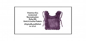 Victorian Baby Bib Crochet Pattern PDF DOWNLOAD 1876 Historic Reenact Fancy Baby Bib Shower Baptism Christmas Birthday Gift 1 Dolls Cosplay - Etsy