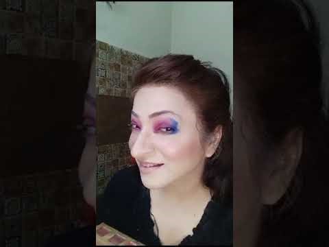 # tutorial birdy eye makeup look#creative makeup