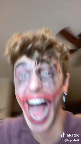 we did eachother’s makeup for a video @jadenhossler 😂😂😂