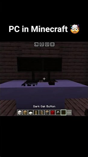 Build PC in your Minecraft House (tutorial) #minecraft #shorts #viral