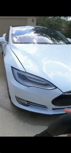 Restoration of tesla model s rusted all the way to new looking! #aivideo #teslamodels #restoration