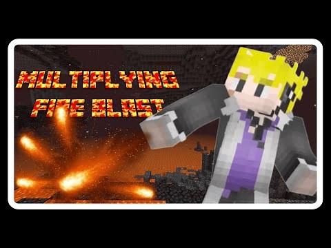Scattering Fire Blast Command for Minecraft Bedrock