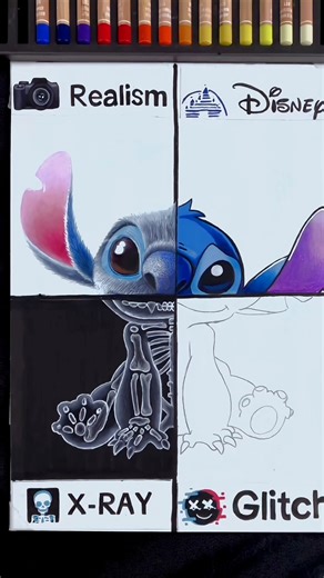 Drawing Stitch In 4 Different Styles part 3 | Franciszek Bielak