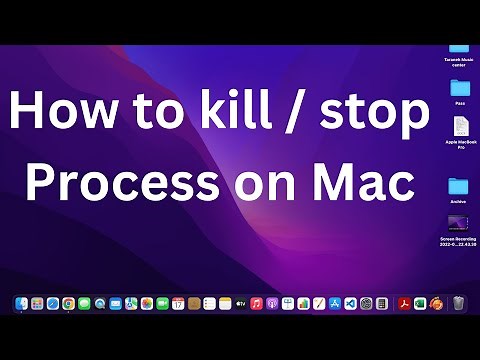 How to Force Quit Mac Application or kill process on Mac
