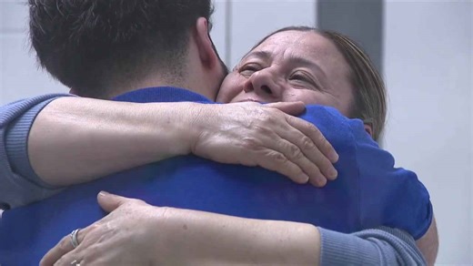 Some juvenile inmates celebrate special dinner with their families