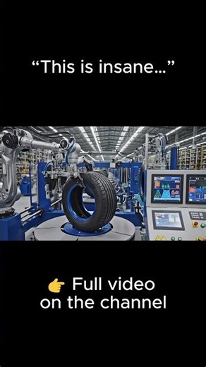 The Precision Behind Every Single Tire #factory #engineering
