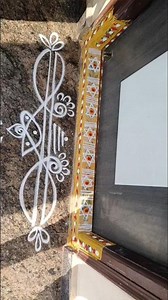 daily simple easy and beautiful rangoli border designs💗🥰