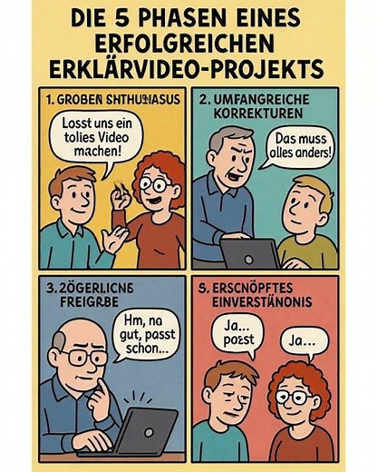 The 5 phases of a successful explainer video project