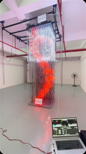 Ao-show-William-Wong 🇨🇳 | 3D Volumetric LED Display #LightArt #CreativeDesign #ArtInstallation #3DLEDCUBE #etereshop #ledcubes #ledcube #3dledcube #lightcurtain... | Instagram