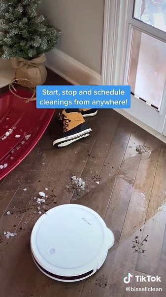 Give wet, muddy or snowy boot prints the boot with the SpinWave® Wet and Dry Robotic Vacuum.