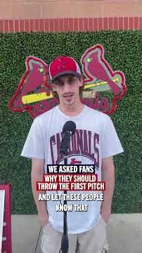 We Asked Fans Why They Should Throw the First Pitch … Here’s What Happened | Cardinals