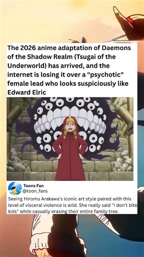 Fans "Gobbled" Up By Brutal First Look At New Series From Fullmetal Alchemist Creator