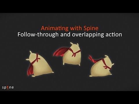 Follow-through and overlapping action - Animating with Spine #8