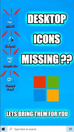 How to Show Desktop Icons on Windows | Show "This PC" Icon on Desktop Windows