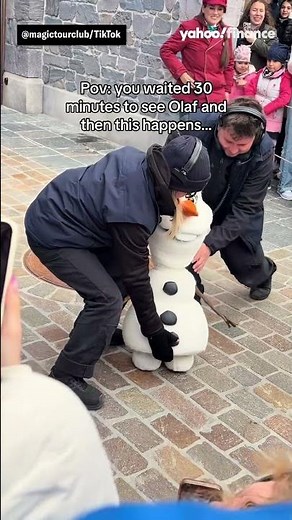 Nvidia's AI-powered Olaf melts down. ❄️