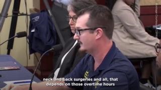 3.8K views · 81 reactions | “Project 2025 is about more power in the hands of the employers to exploit workers. It’s part of a larger goal to make corporations richer at the expense of the workers. Americans deserve a fair day’s pay for a fair day’s work.” — J.J. Jewell, UAW Local 228, testifies at the House Democratic Steering and Policy Committee Meeting on #Project2025 #StandUpUAW #GOTV | UAW International Union | Facebook