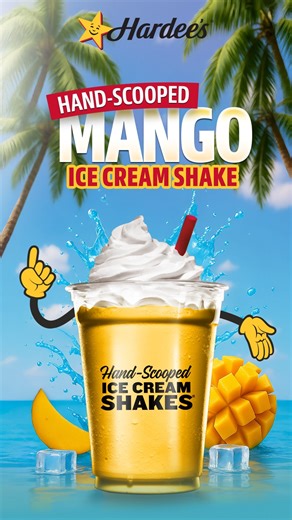 Sip me baby one more time…Because one sip of this thick, creamy Chaunsa Mango Shake just isn’t enough. It’s not a summer fling — it’s a full-time mango thing! #HardeesPakistan #MangoCrush #ChaunsaLove #SipMeOneMoreTime | Hardee's Pakistan