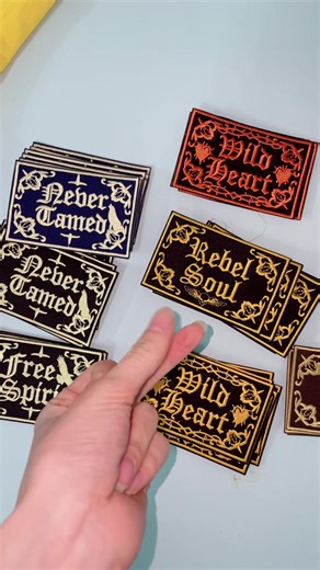 New patches #patches #embroidered #business