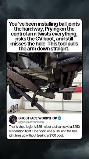 THE $25 CONTROL ARM TOOL