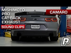 2016-2021 Camaro 2.0T Mishimoto Pro Cat-Back Exhaust Sound Clips - Phastek