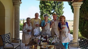 Brand new cooking show A Celebrity Taste of Italy is on Channel 5 tonight